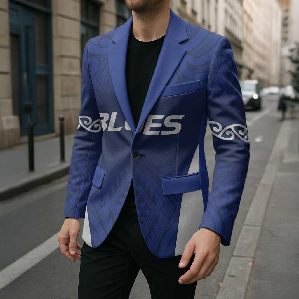 New Zealand Rugby Pacific Custom Blazer Kahurangi Auckland All Blue - Aussie Hoodie