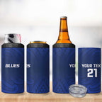 New Zealand Rugby Pacific Custom 4 in 1 Can Cooler Tumbler Kahurangi Auckland All Blue