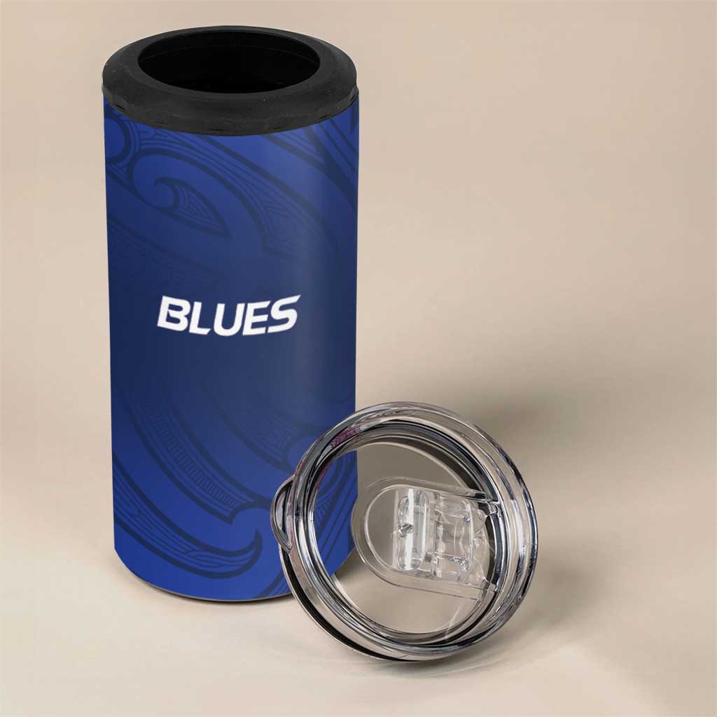 New Zealand Rugby Pacific Custom 4 in 1 Can Cooler Tumbler Kahurangi Auckland All Blue