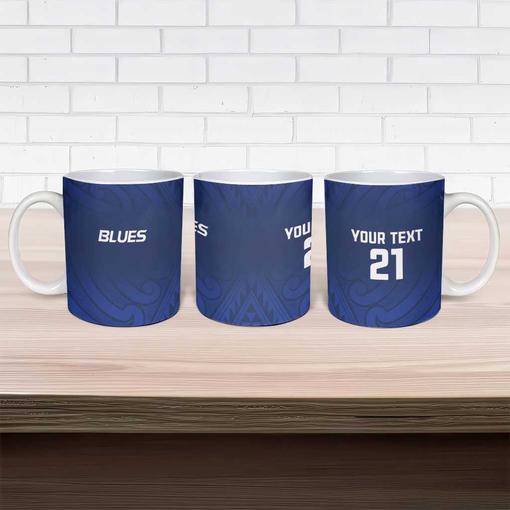 New Zealand Rugby Pacific Custom Ceramic Mug Kahurangi Auckland All Blue - Aussie Hoodie