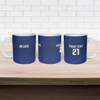 New Zealand Rugby Pacific Custom Ceramic Mug Kahurangi Auckland All Blue - Aussie Hoodie