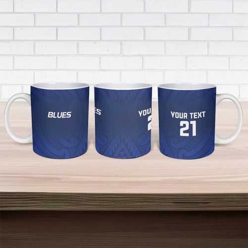 New Zealand Rugby Pacific Custom Ceramic Mug Kahurangi Auckland All Blue - Aussie Hoodie