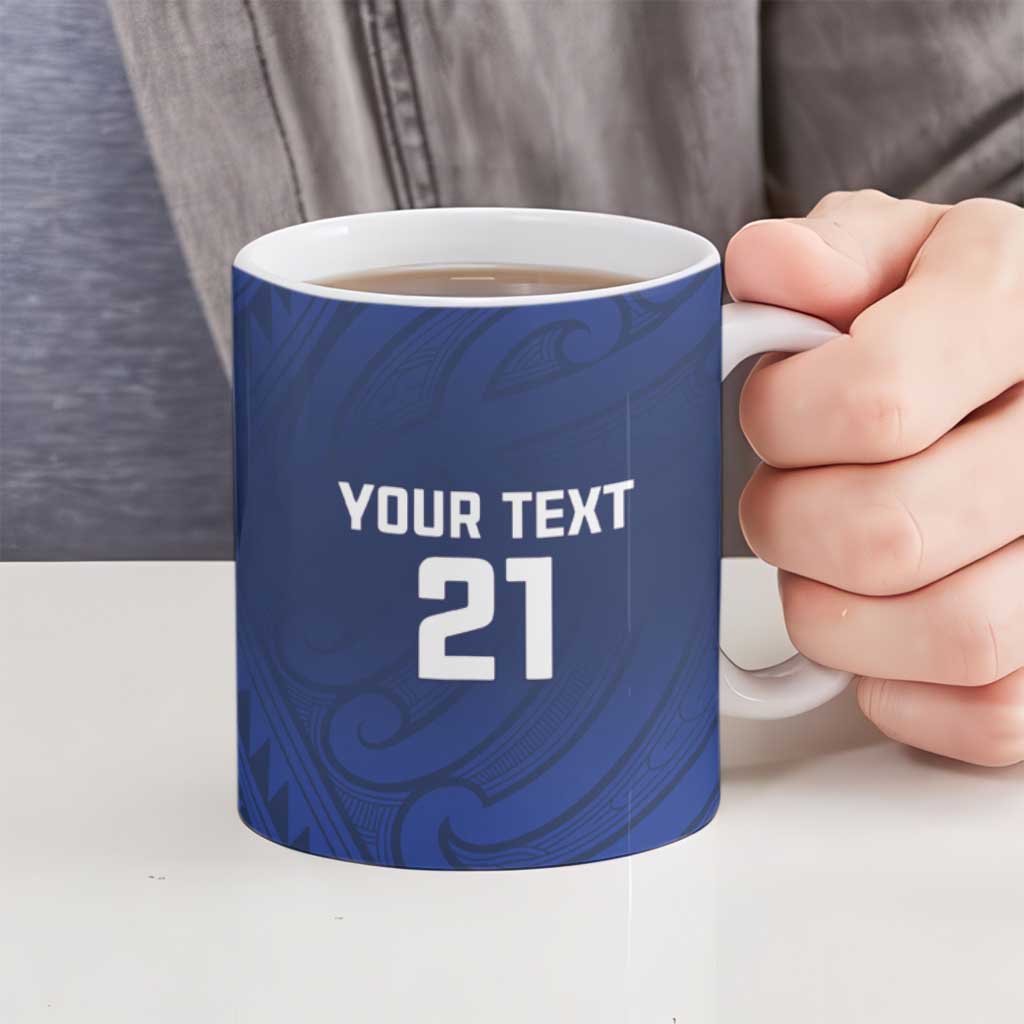 New Zealand Rugby Pacific Custom Ceramic Mug Kahurangi Auckland All Blue - Aussie Hoodie