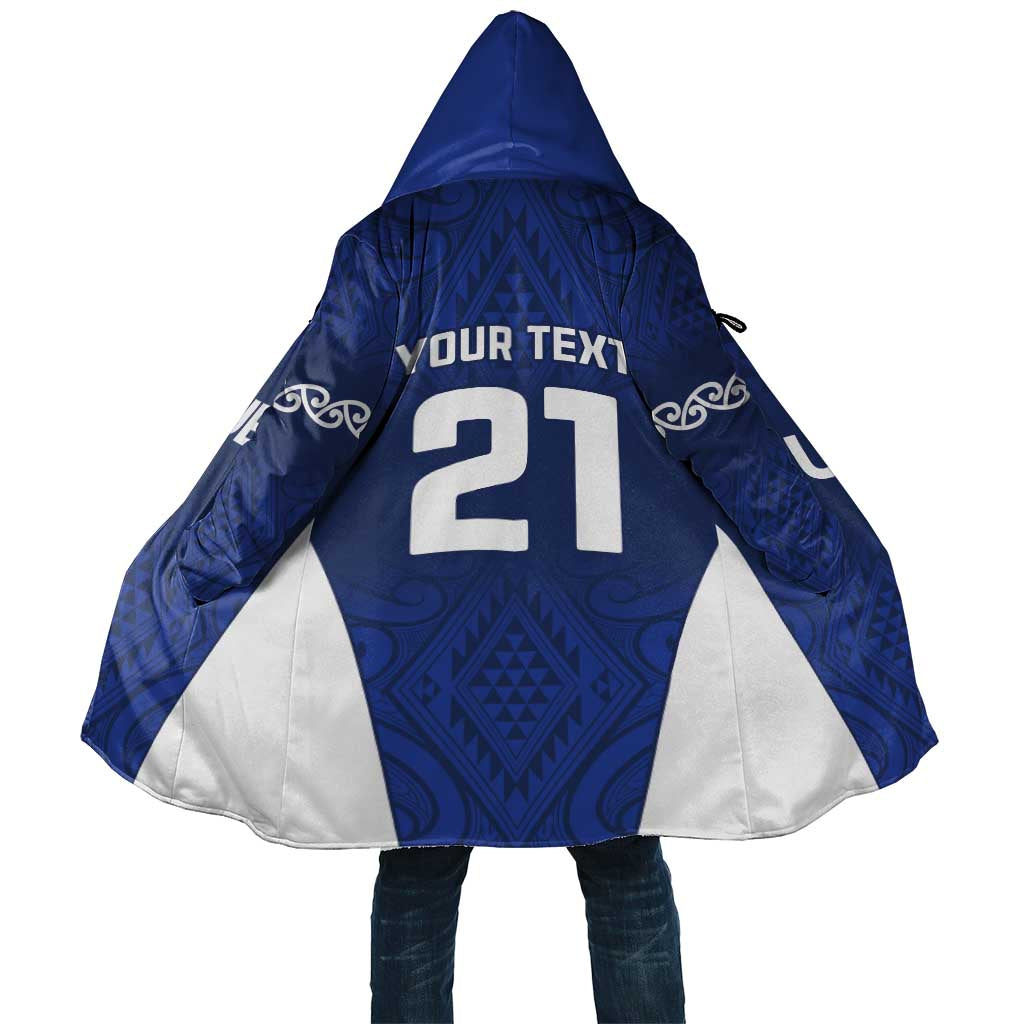 New Zealand Rugby Pacific Custom Cloak Kahurangi Auckland All Blue - Aussie Hoodie