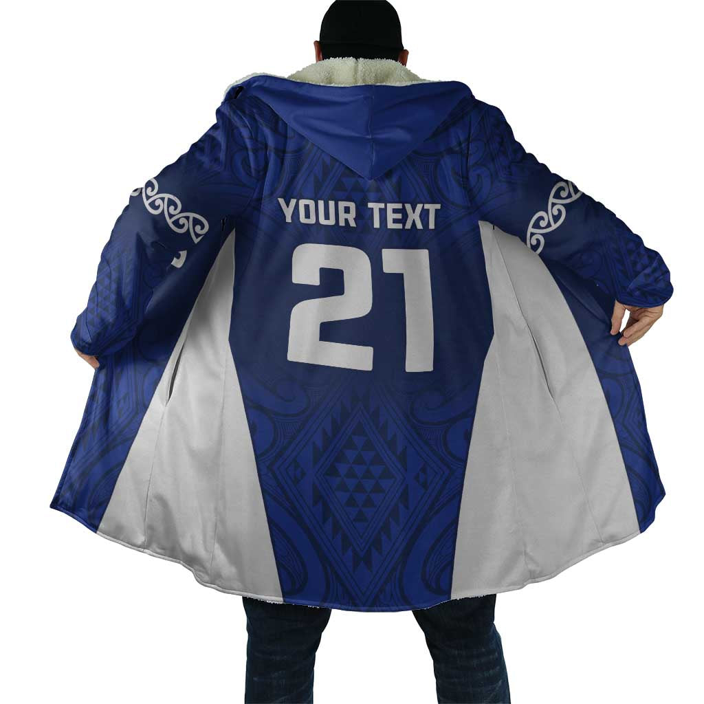 New Zealand Rugby Pacific Custom Cloak Kahurangi Auckland All Blue - Aussie Hoodie