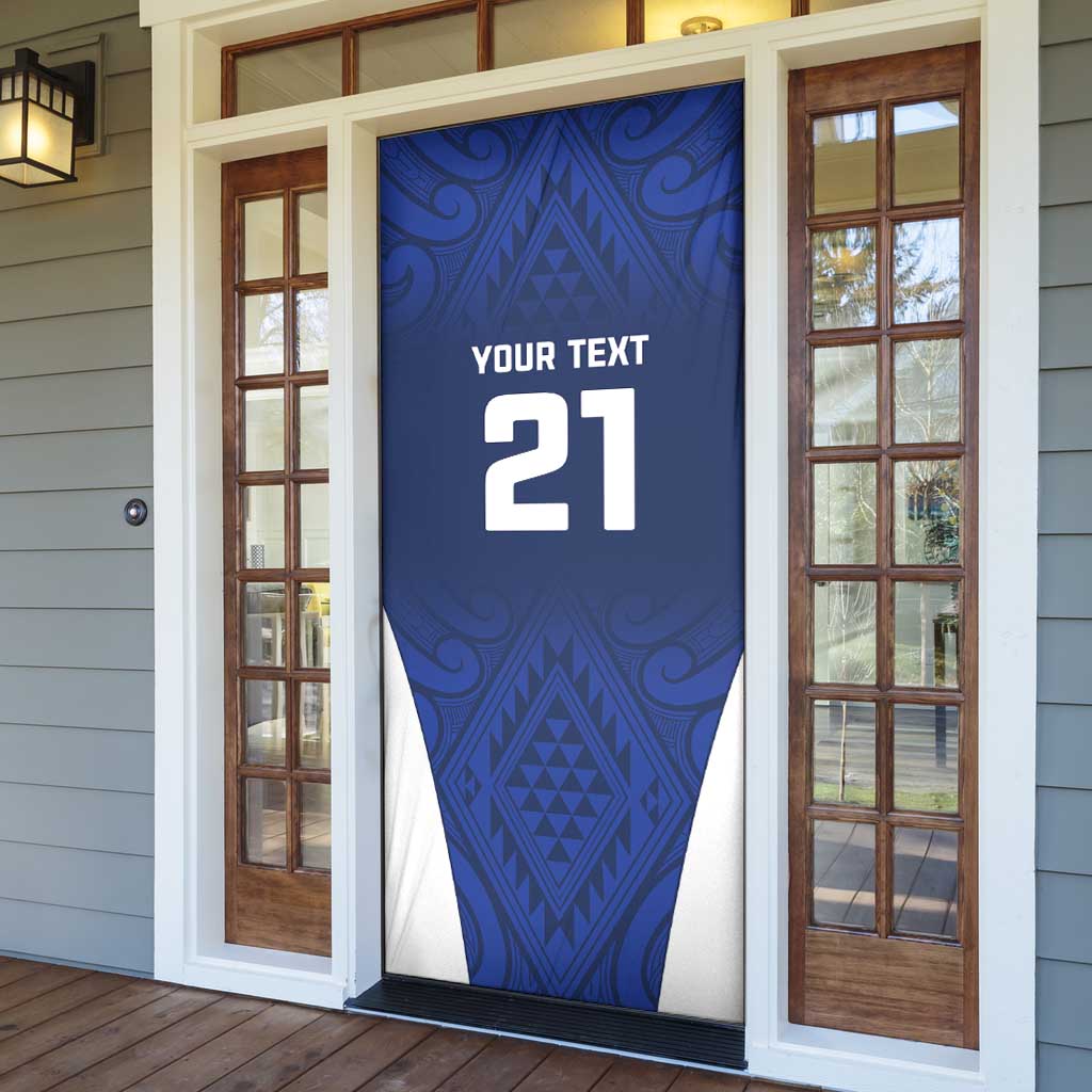 New Zealand Rugby Pacific Custom Door Cover Kahurangi Auckland All Blue - Aussie Hoodie