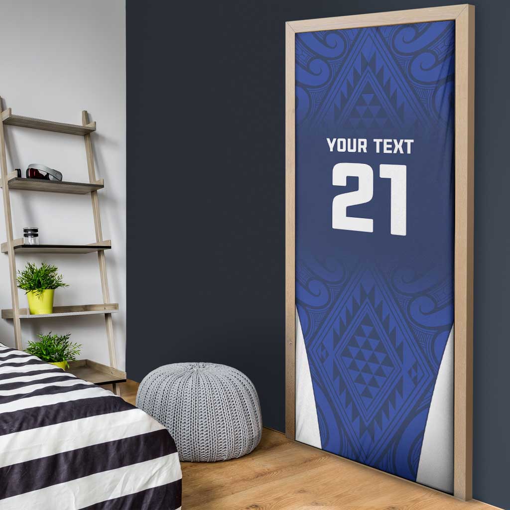 New Zealand Rugby Pacific Custom Door Cover Kahurangi Auckland All Blue - Aussie Hoodie