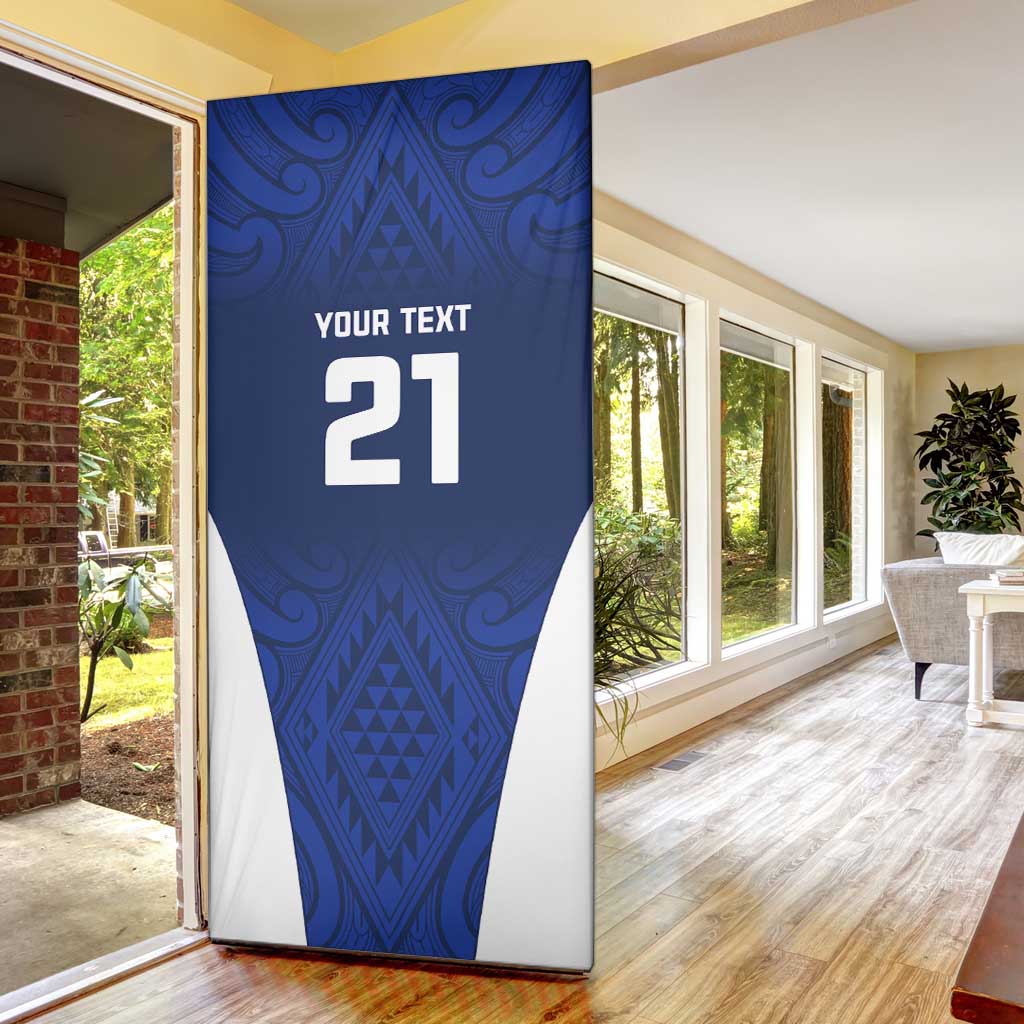 New Zealand Rugby Pacific Custom Door Cover Kahurangi Auckland All Blue - Aussie Hoodie