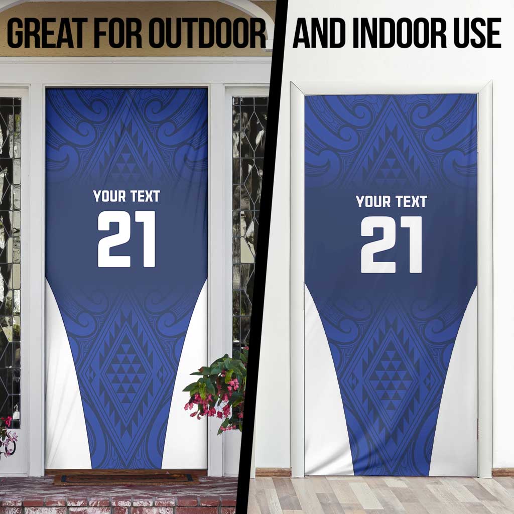 New Zealand Rugby Pacific Custom Door Cover Kahurangi Auckland All Blue - Aussie Hoodie