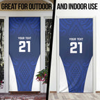New Zealand Rugby Pacific Custom Door Cover Kahurangi Auckland All Blue - Aussie Hoodie