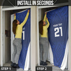 New Zealand Rugby Pacific Custom Door Cover Kahurangi Auckland All Blue - Aussie Hoodie