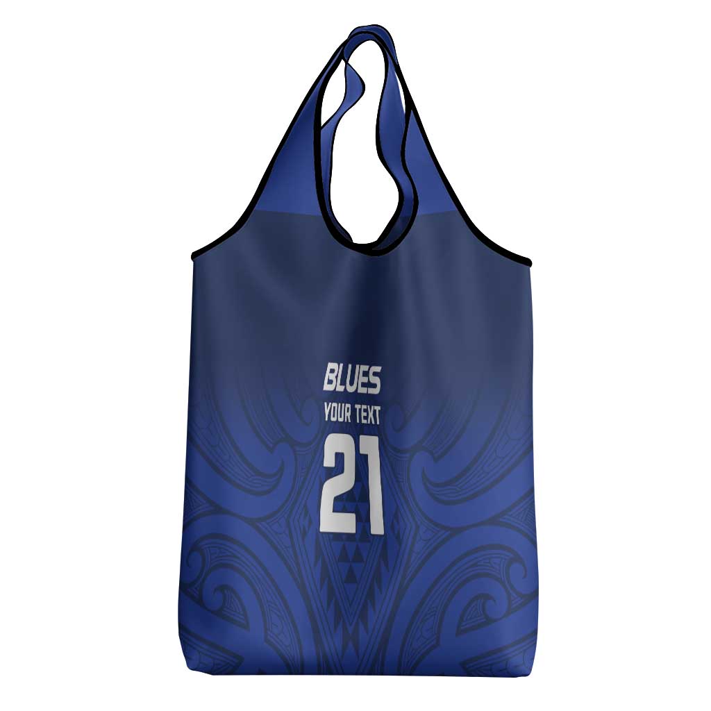 New Zealand Rugby Pacific Custom Grocery Bag Kahurangi Auckland All Blue