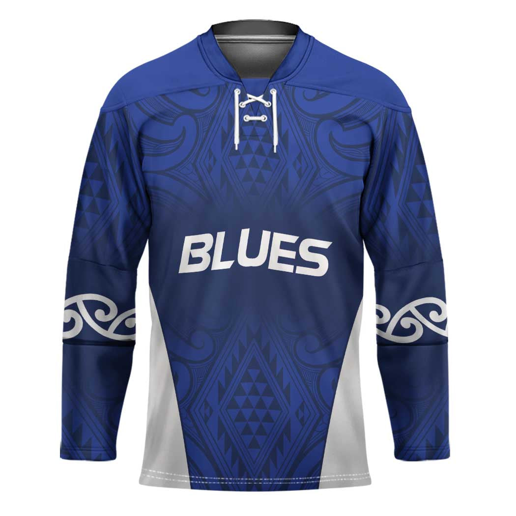 New Zealand Rugby Pacific Custom Hockey Jersey Kahurangi Auckland All Blue - Aussie Hoodie