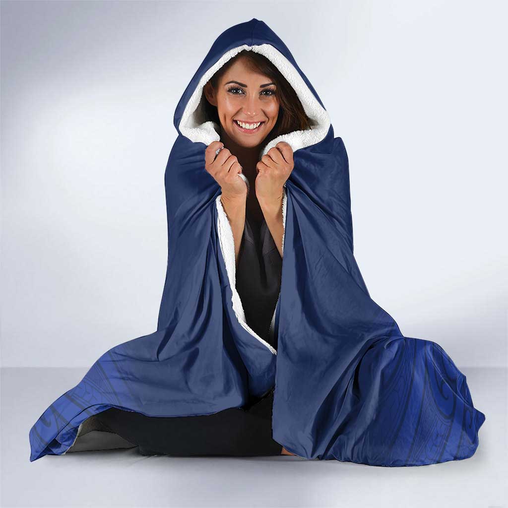 New Zealand Rugby Pacific Custom Hooded Blanket Kahurangi Auckland All Blue