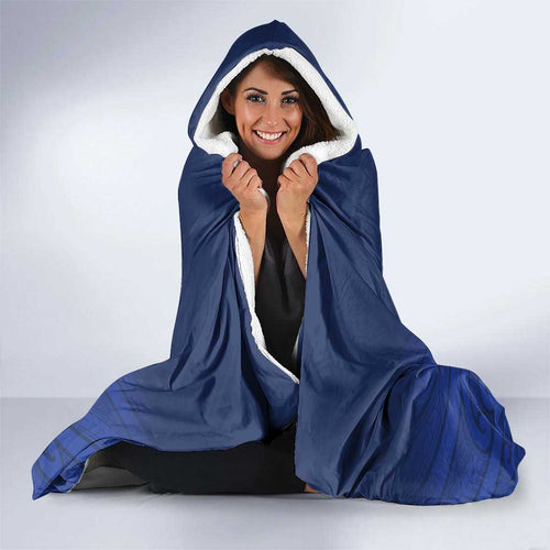 New Zealand Rugby Pacific Custom Hooded Blanket Kahurangi Auckland All Blue