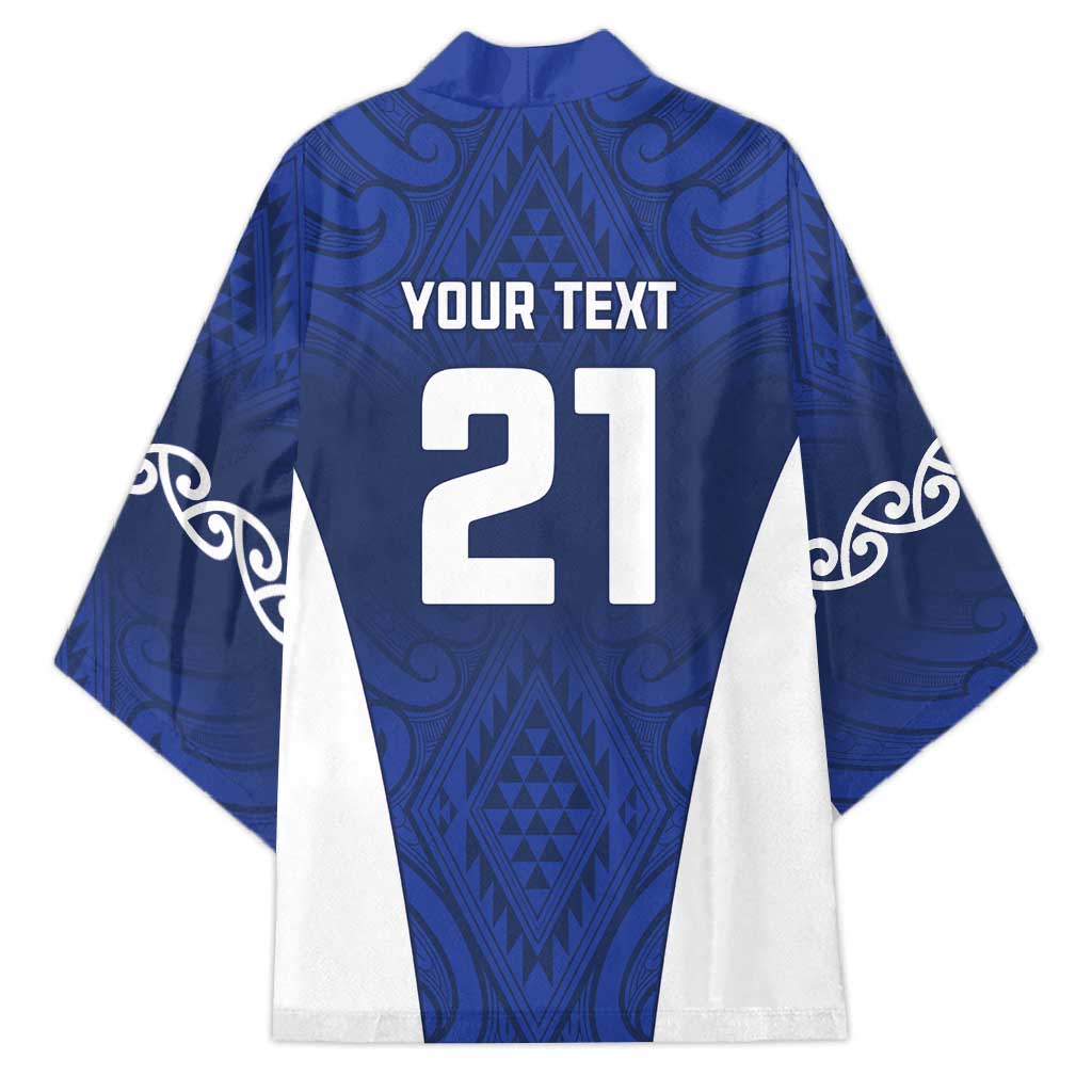 New Zealand Rugby Pacific Custom Kimono Kahurangi Auckland All Blue - Aussie Hoodie