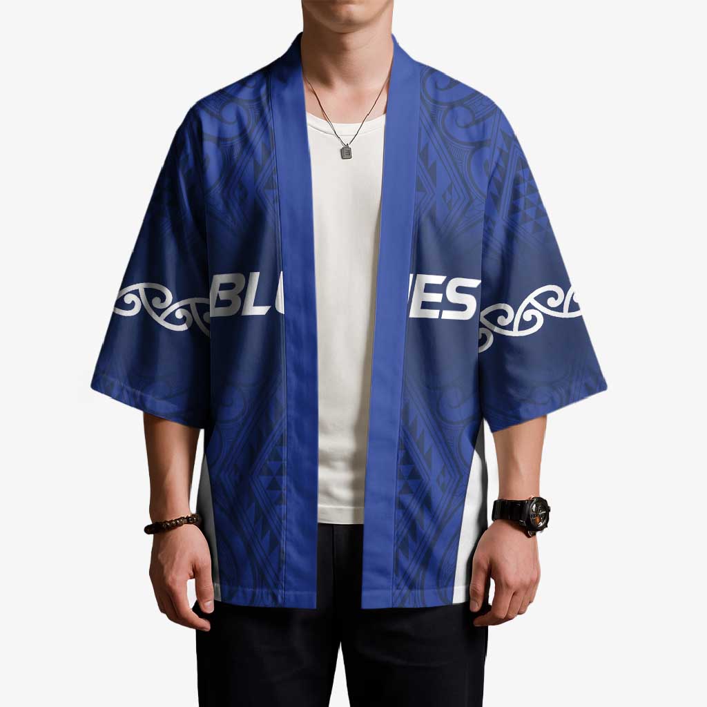 New Zealand Rugby Pacific Custom Kimono Kahurangi Auckland All Blue - Aussie Hoodie