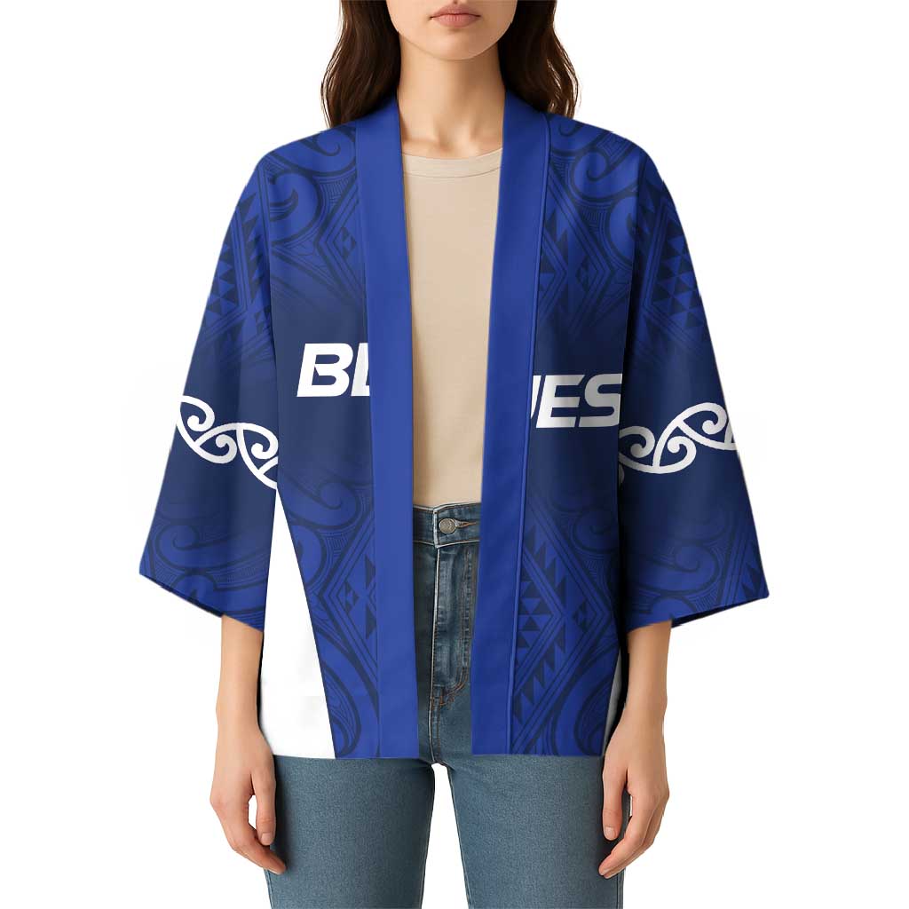 New Zealand Rugby Pacific Custom Kimono Kahurangi Auckland All Blue - Aussie Hoodie