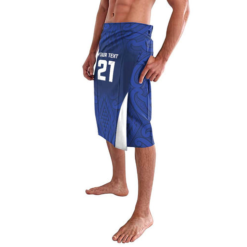 New Zealand Rugby Pacific Custom Lavalava Kahurangi Auckland All Blue