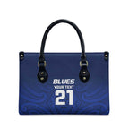 New Zealand Rugby Pacific Custom Leather Bag Kahurangi Auckland All Blue - Aussie Hoodie