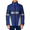 New Zealand Rugby Pacific Custom Padded Jacket Kahurangi Auckland All Blue - Aussie Hoodie