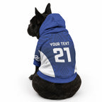 New Zealand Maori Rugby Pacific Custom Pet Hoodie Kahurangi Auckland All Blue