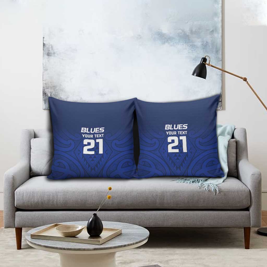 New Zealand Rugby Pacific Custom Pillow Cover Kahurangi Auckland All Blue - Aussie Hoodie