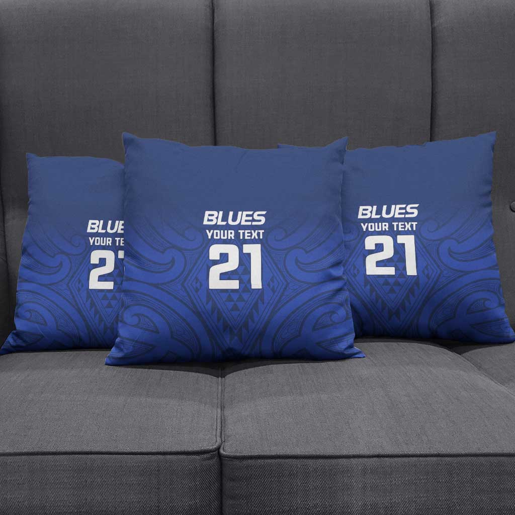 New Zealand Rugby Pacific Custom Pillow Cover Kahurangi Auckland All Blue - Aussie Hoodie
