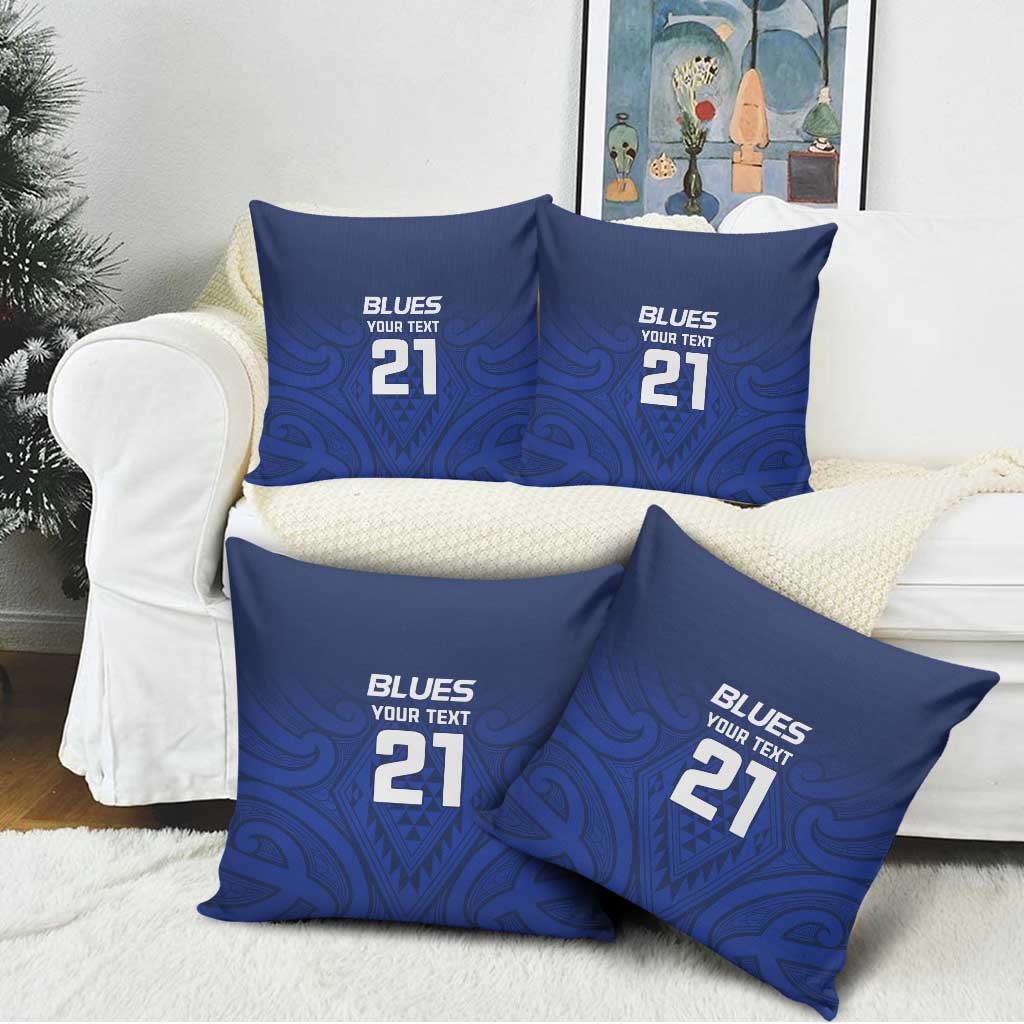 New Zealand Rugby Pacific Custom Pillow Cover Kahurangi Auckland All Blue - Aussie Hoodie