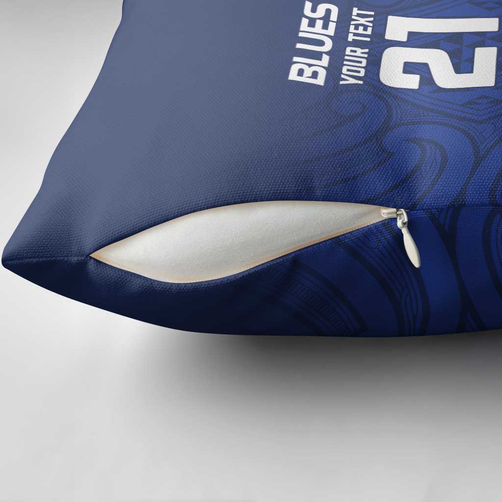New Zealand Rugby Pacific Custom Pillow Cover Kahurangi Auckland All Blue - Aussie Hoodie
