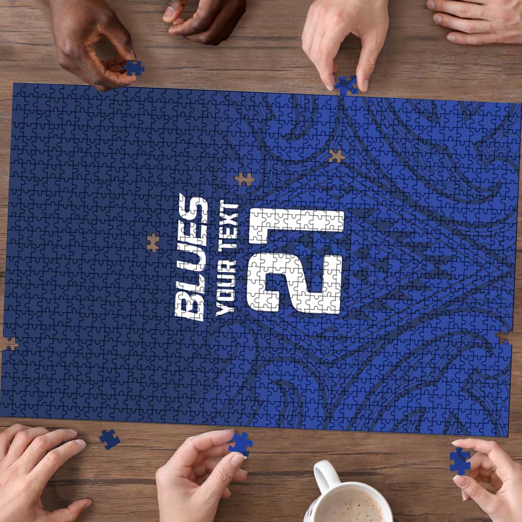 New Zealand Rugby Pacific Custom Puzzle Kahurangi Auckland All Blue - Aussie Hoodie