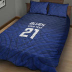 New Zealand Rugby Pacific Custom Quilt Bed Set Kahurangi Auckland All Blue