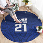 New Zealand Rugby Pacific Custom Round Carpet Kahurangi Auckland All Blue