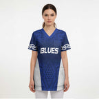 New Zealand Rugby Pacific Custom Scrub Top Kahurangi Auckland All Blue - Aussie Hoodie