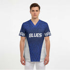 New Zealand Rugby Pacific Custom Scrub Top Kahurangi Auckland All Blue - Aussie Hoodie