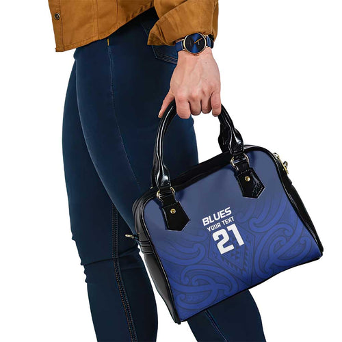 New Zealand Rugby Pacific Custom Shoulder Handbag Kahurangi Auckland All Blue