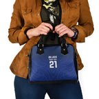 New Zealand Rugby Pacific Custom Shoulder Handbag Kahurangi Auckland All Blue