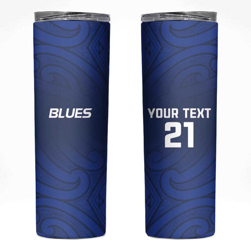 New Zealand Rugby Pacific Custom Skinny Tumbler Kahurangi Auckland All Blue