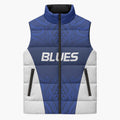 New Zealand Rugby Pacific Custom Sleeveless Puffer Jacket Kahurangi Auckland All Blue - Aussie Hoodie