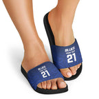 New Zealand Rugby Pacific Custom Slide Sandals Kahurangi Auckland All Blue - Aussie Hoodie