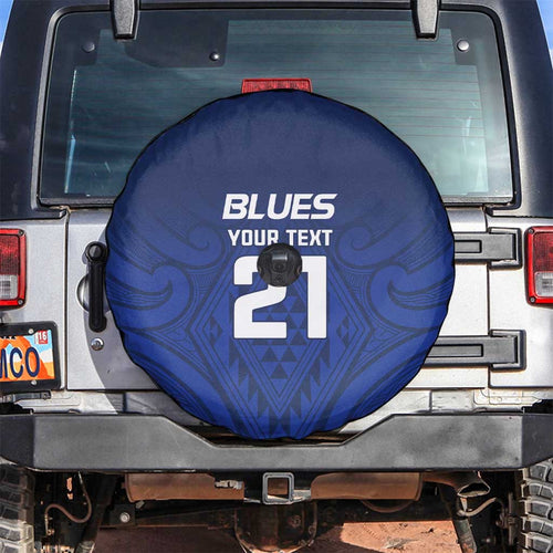 New Zealand Rugby Pacific Custom Spare Tire Cover Kahurangi Auckland All Blue