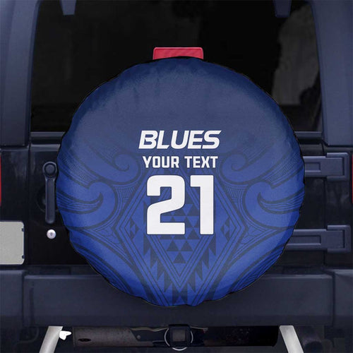New Zealand Rugby Pacific Custom Spare Tire Cover Kahurangi Auckland All Blue