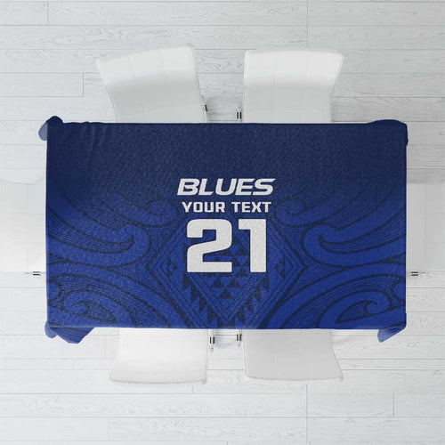 New Zealand Rugby Pacific Custom Tablecloth Kahurangi Auckland All Blue