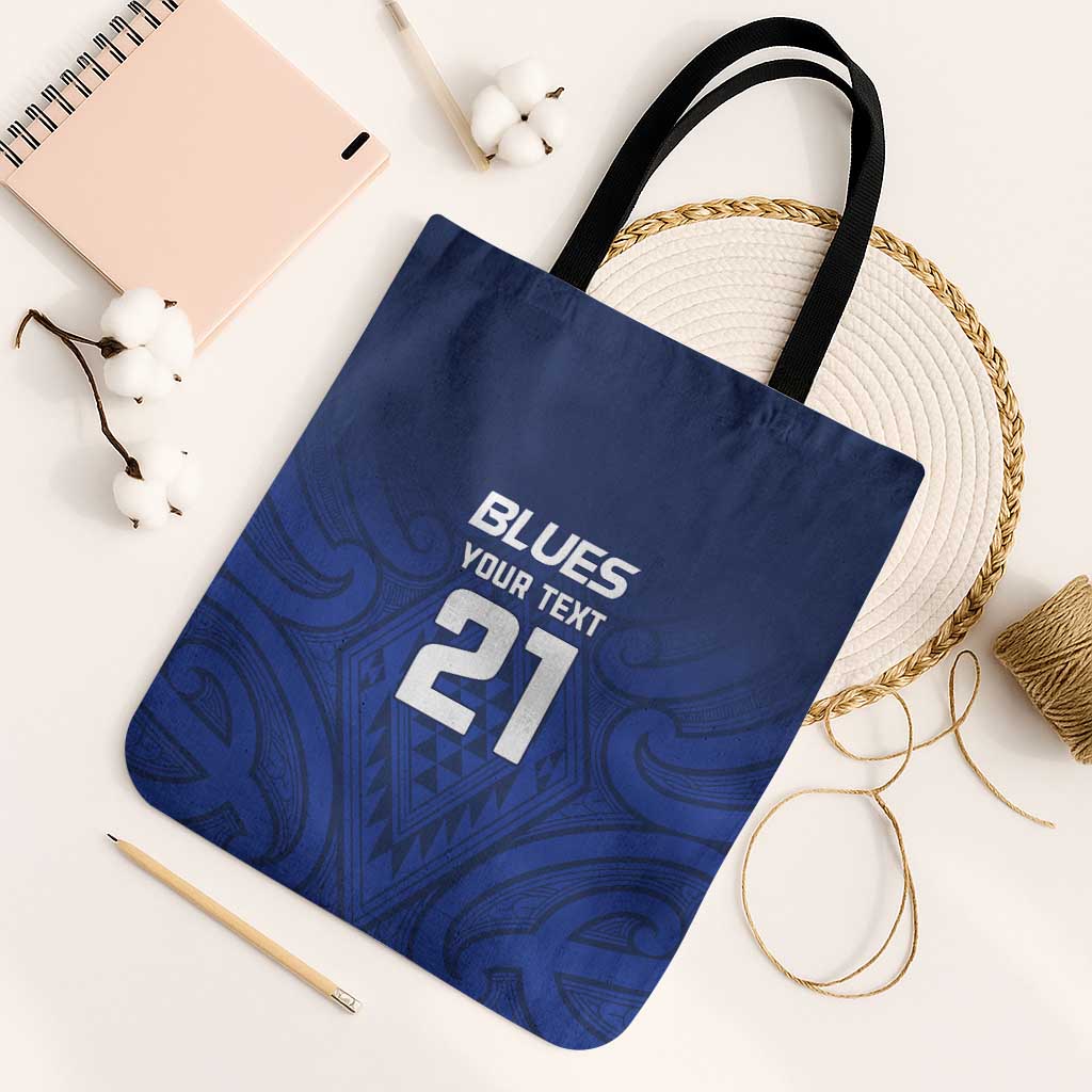 New Zealand Rugby Pacific Custom Tote Bag Kahurangi Auckland All Blue - Aussie Hoodie