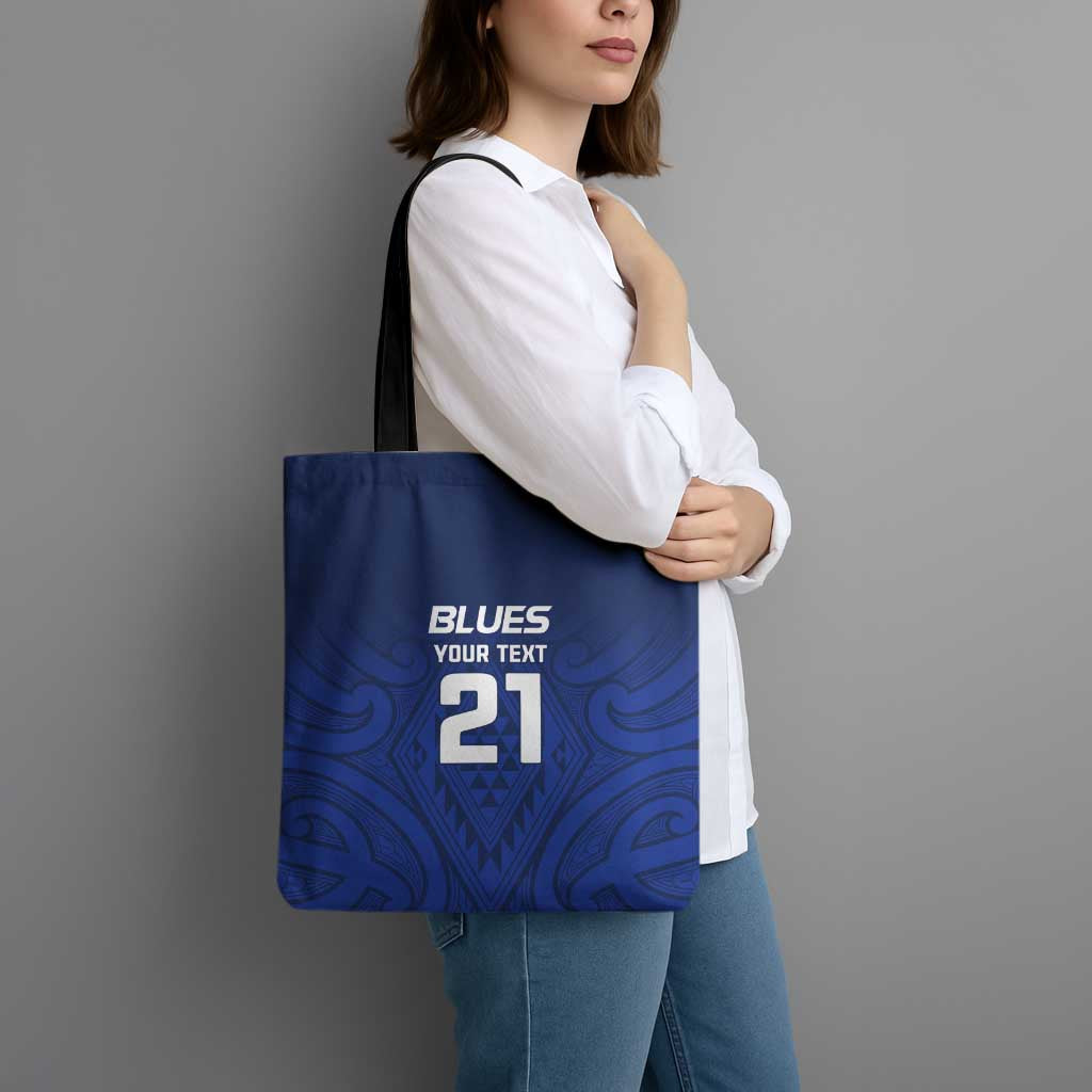 New Zealand Rugby Pacific Custom Tote Bag Kahurangi Auckland All Blue - Aussie Hoodie