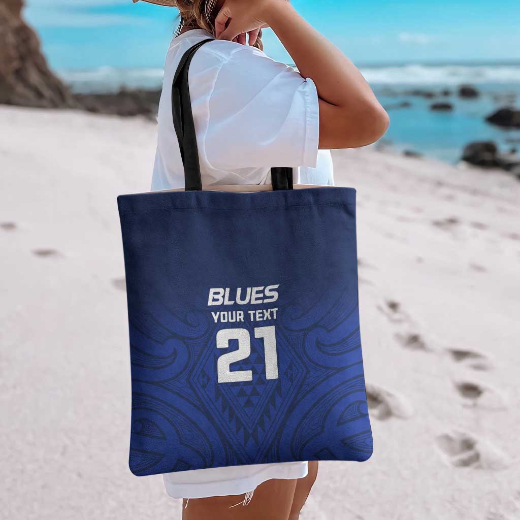 New Zealand Rugby Pacific Custom Tote Bag Kahurangi Auckland All Blue - Aussie Hoodie