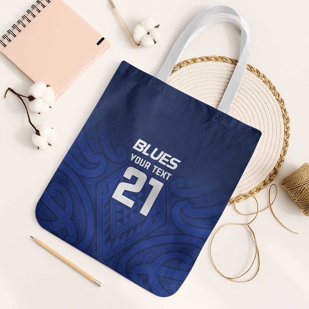 New Zealand Rugby Pacific Custom Tote Bag Kahurangi Auckland All Blue - Aussie Hoodie