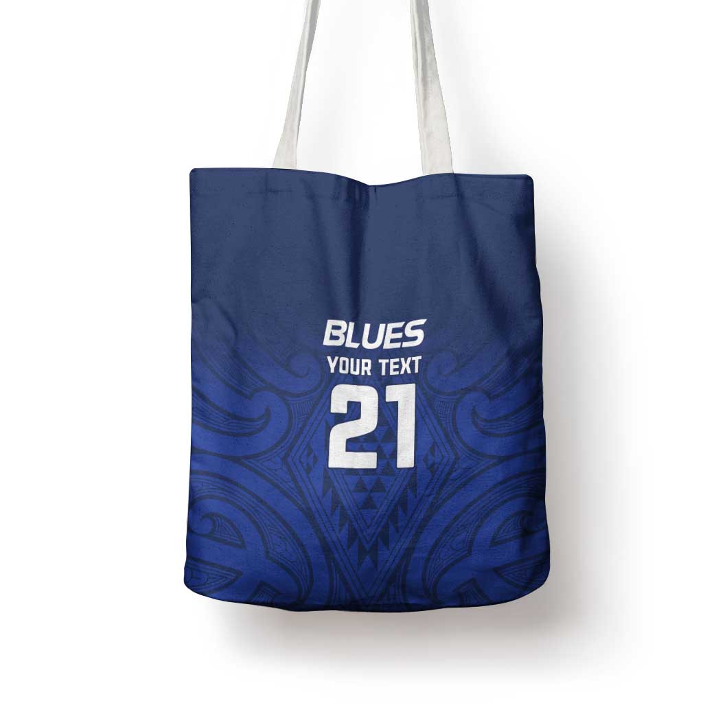 New Zealand Rugby Pacific Custom Tote Bag Kahurangi Auckland All Blue - Aussie Hoodie