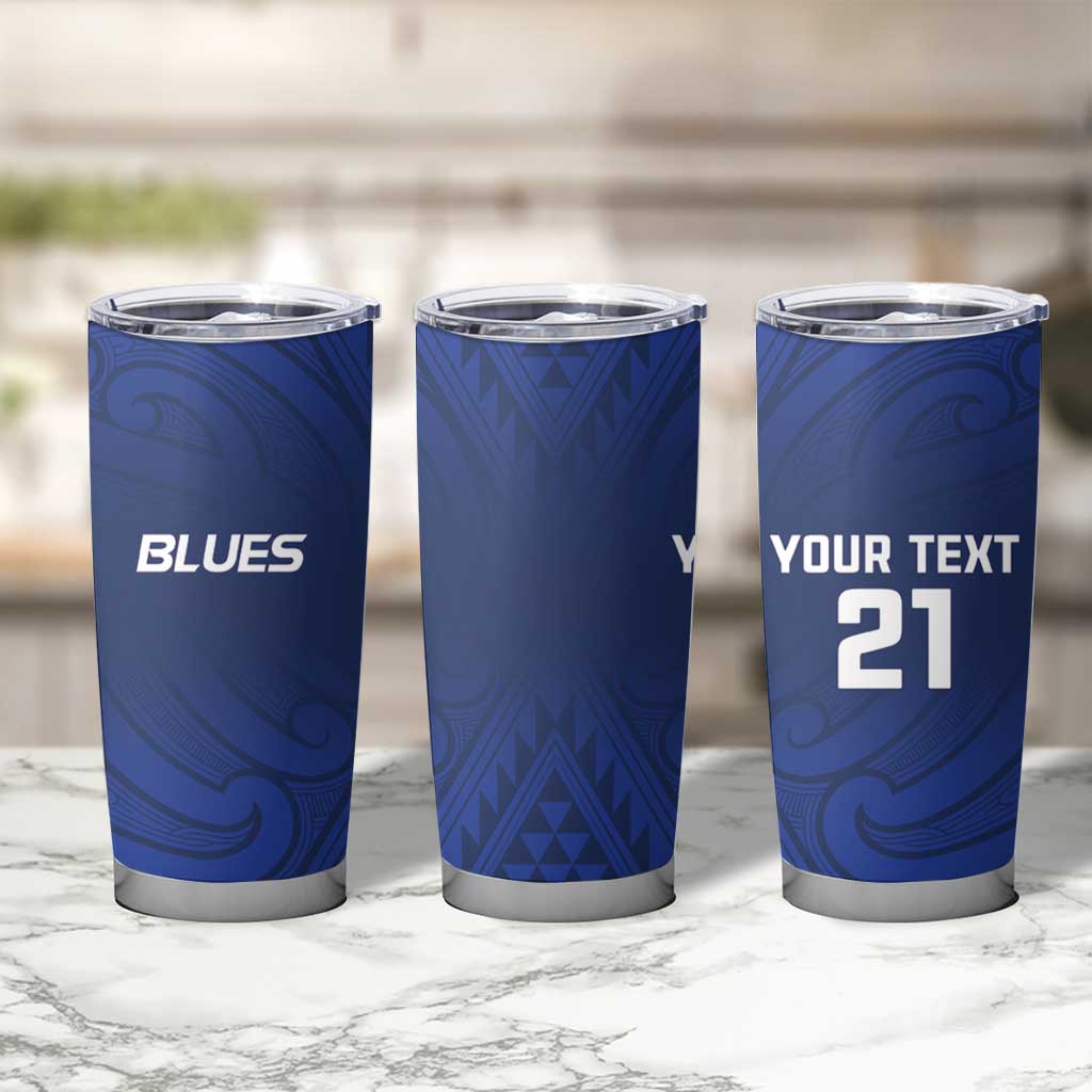 New Zealand Rugby Pacific Custom Tumbler Cup Kahurangi Auckland All Blue