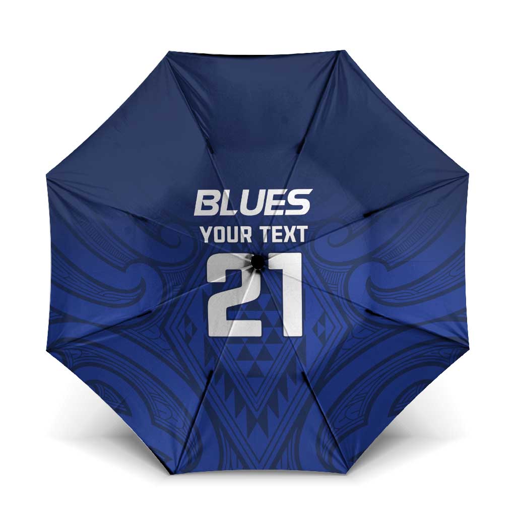 New Zealand Rugby Pacific Custom Umbrella Kahurangi Auckland All Blue - Aussie Hoodie